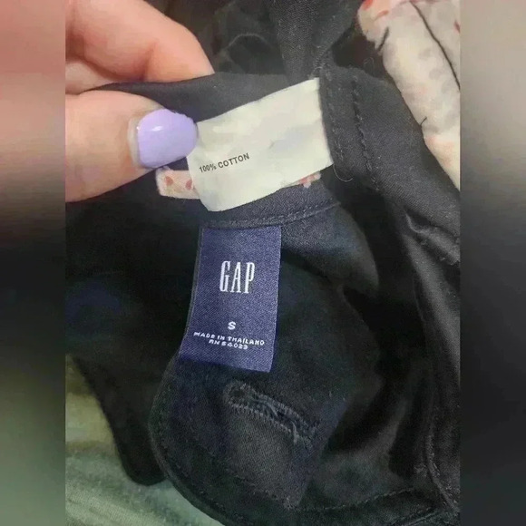 GAP WOMEN'S BLACK WOOL PEA COAT SIZE SMALL - Picture 3 of 5